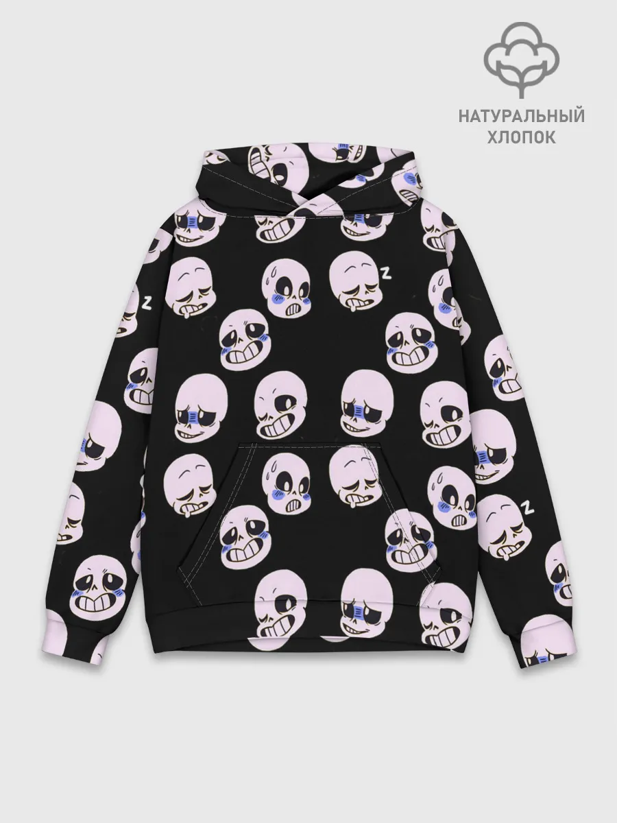 Худи мужской база хлопок / Undertale