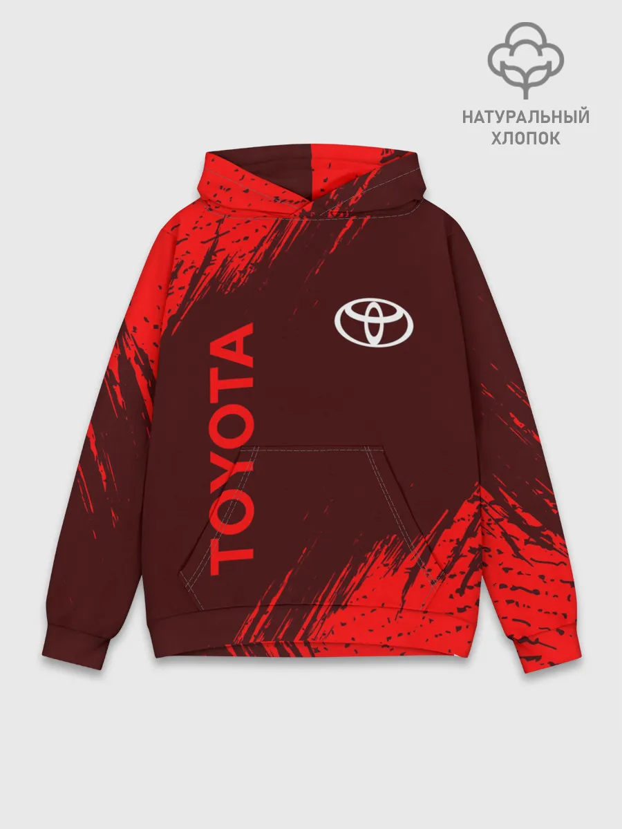 Худи мужской база хлопок / TOYOTA / ТОЙОТА