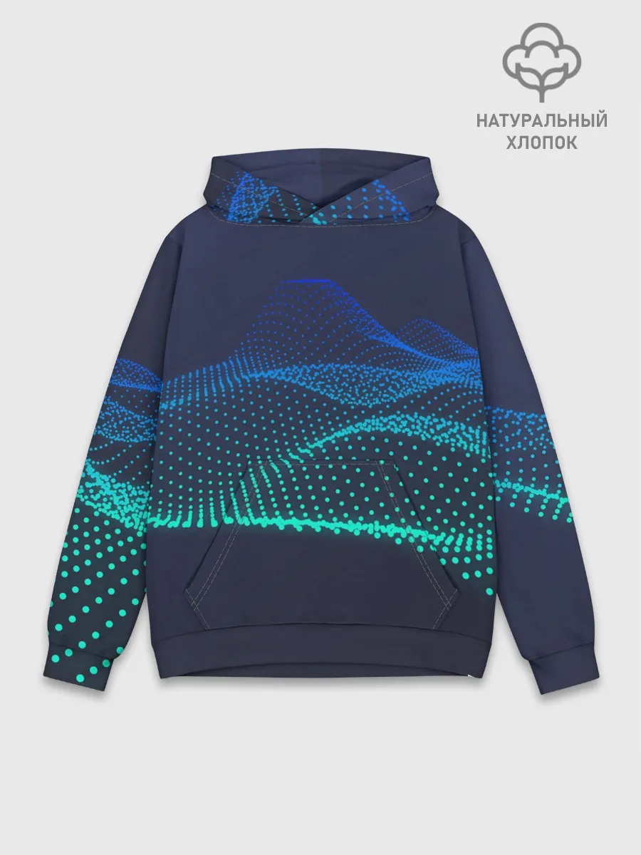 Худи мужской база хлопок / Абстракция