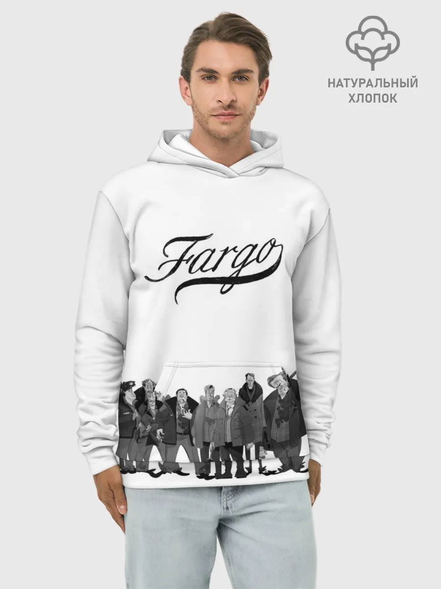 Худи мужской база хлопок / Fargo