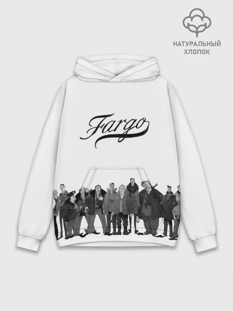 Худи мужской база хлопок / Fargo