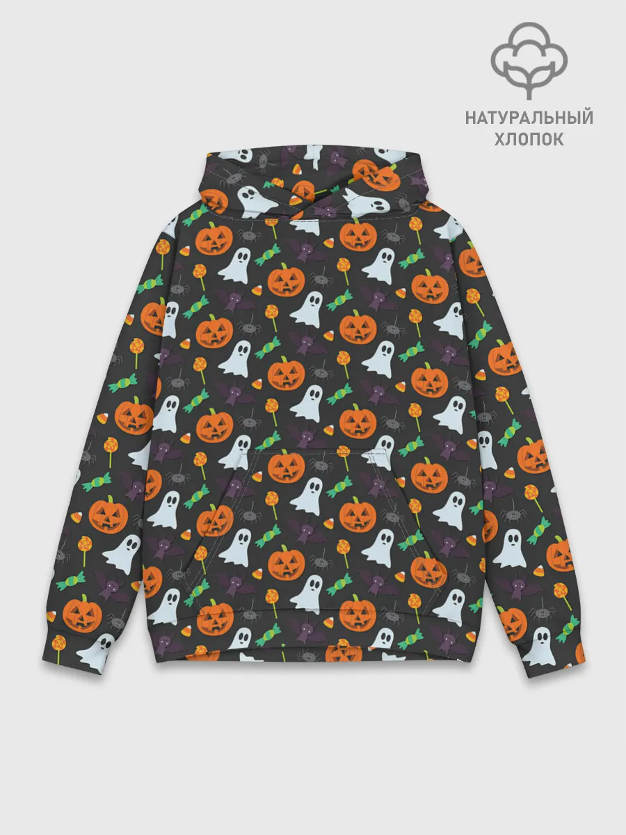 Худи мужской база хлопок / Праздничный хэллоуин
