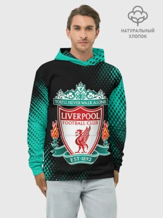Худи мужской база хлопок / LIVERPOOL / Ливерпуль