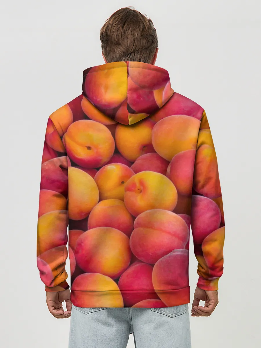 Худи мужской база хлопок / Персики