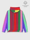 Худи мужской база хлопок / радуга