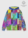 Худи мужской база хлопок / Stalin pop-art