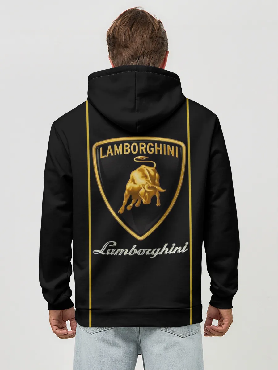 Худи мужской база хлопок / Lamborghini