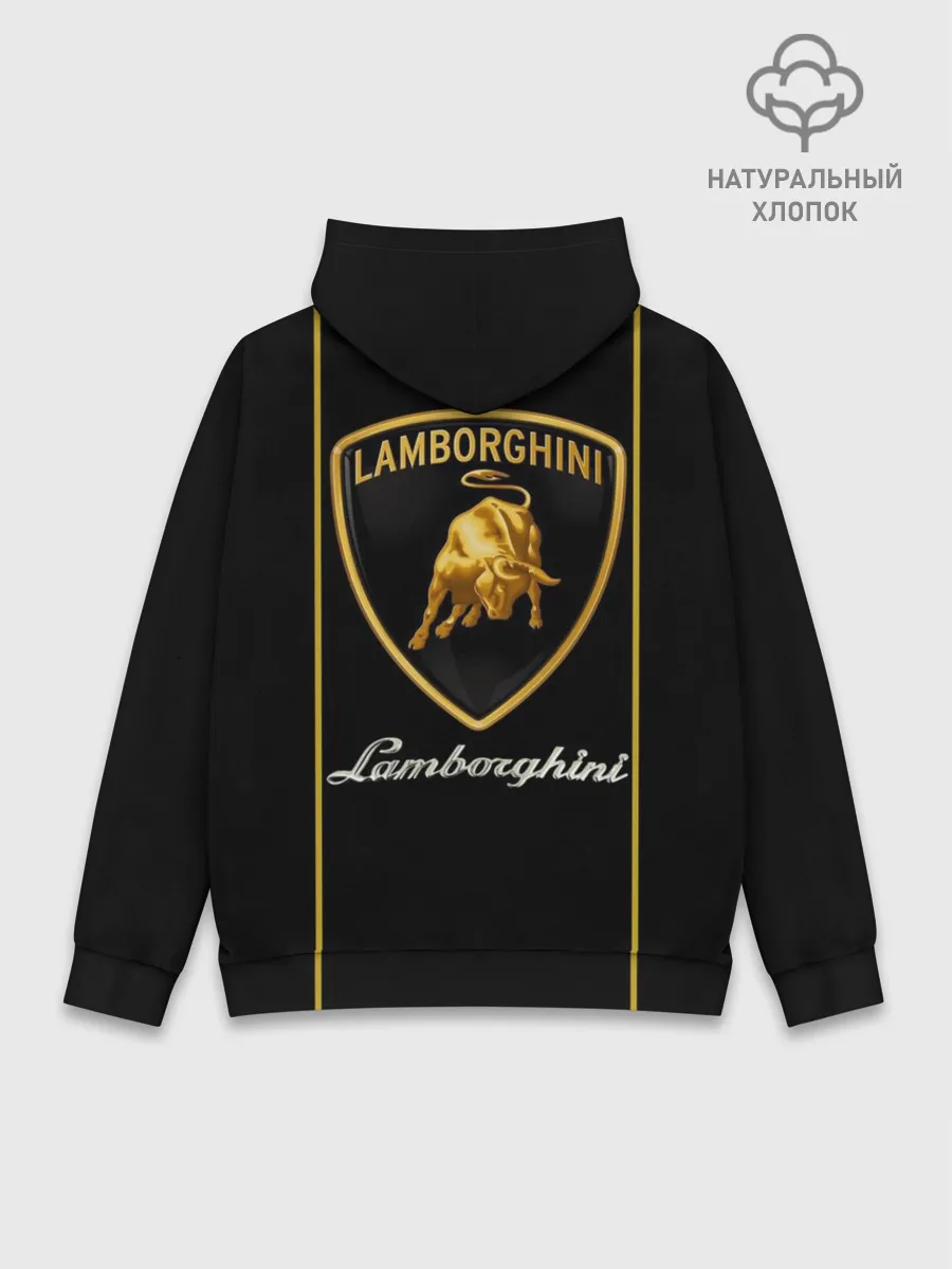 Худи мужской база хлопок / Lamborghini