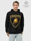 Худи мужской база хлопок / Lamborghini
