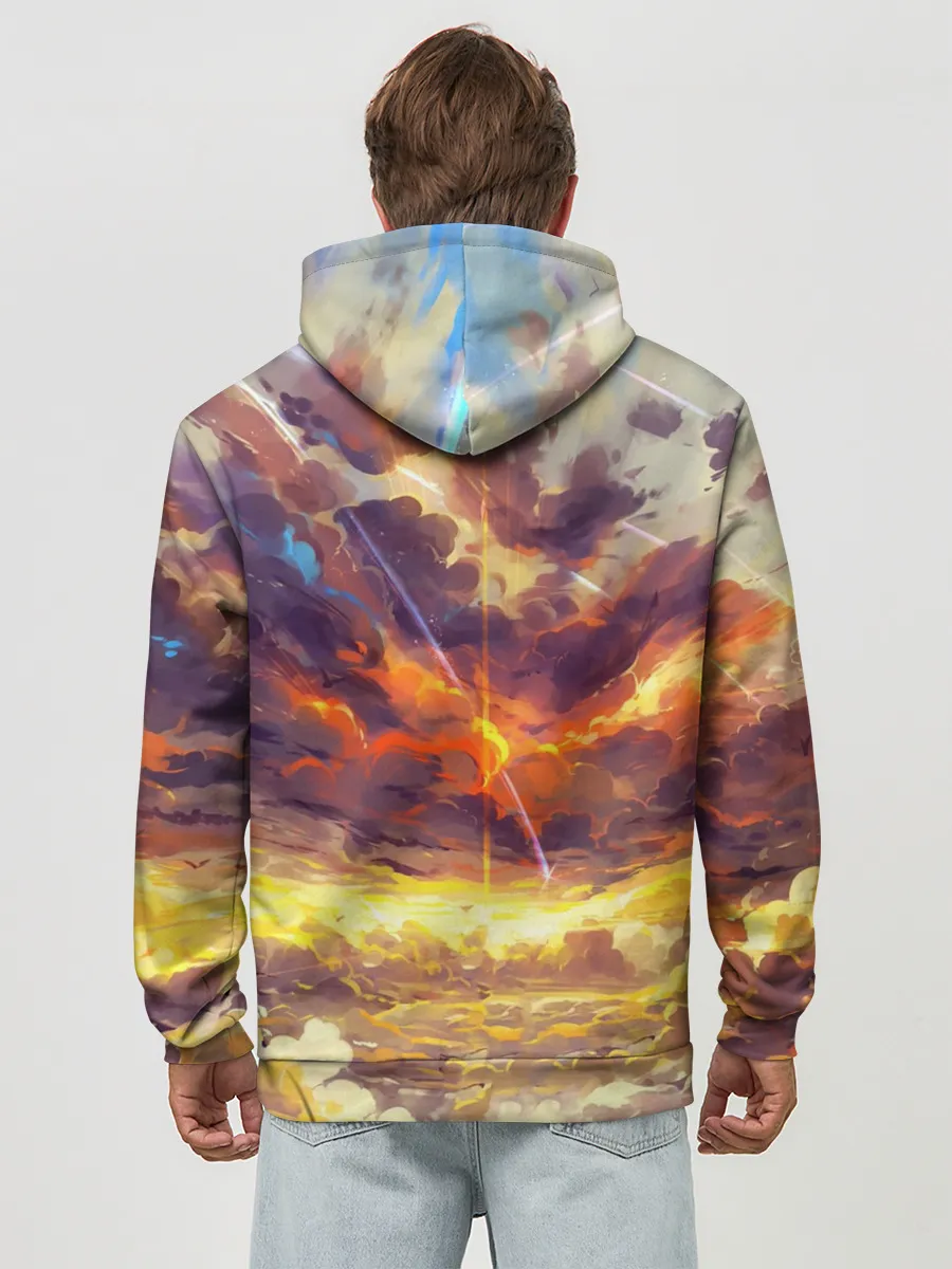 Худи мужской база хлопок / ТВОЕ ИМЯ