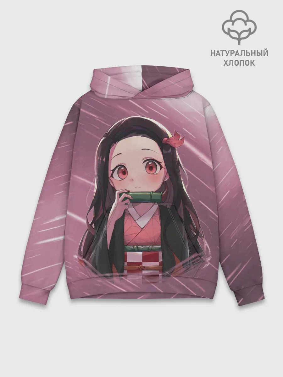 Худи мужской база хлопок / Незуко Камадо