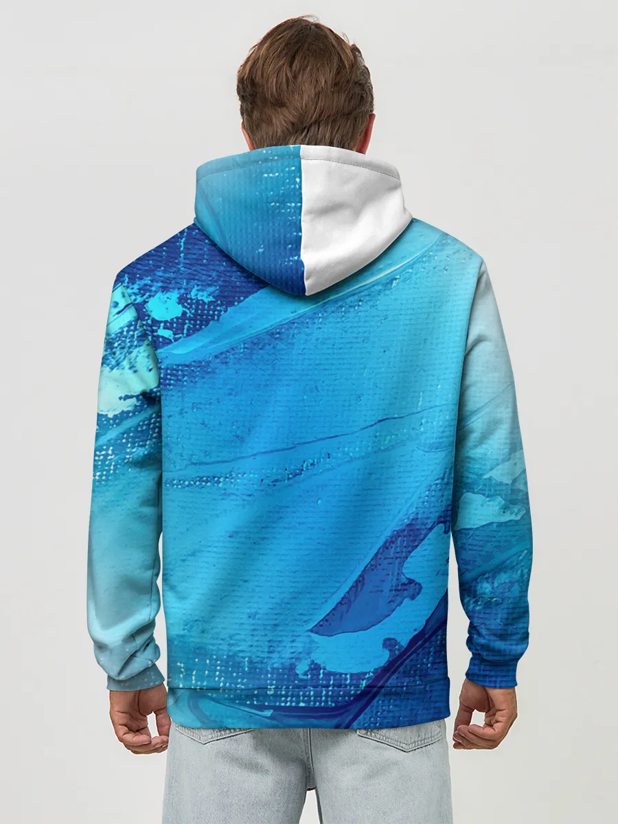 Худи мужской база хлопок / ФУТБОЛ РОССИЯ / Russia