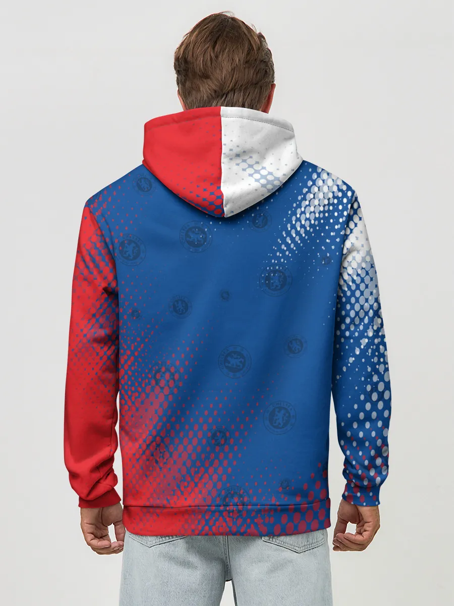 Худи мужской база хлопок / CHELSEA F.C. / ЧЕЛСИ