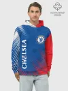 Худи мужской база хлопок / CHELSEA F.C. / ЧЕЛСИ