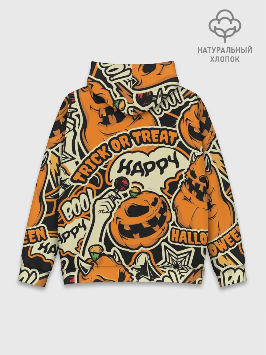 Худи мужской база хлопок / Хэллоуин