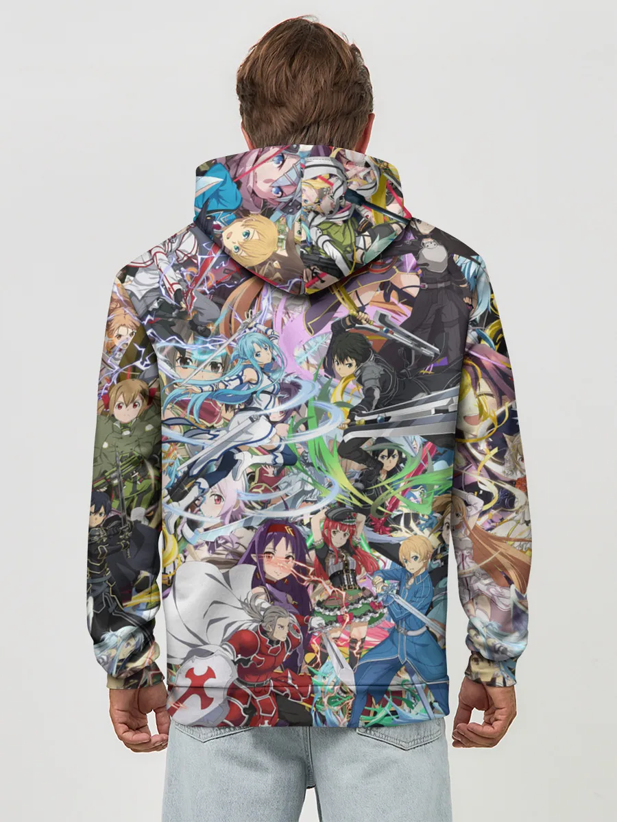 Худи мужской база хлопок / Sword Art Online