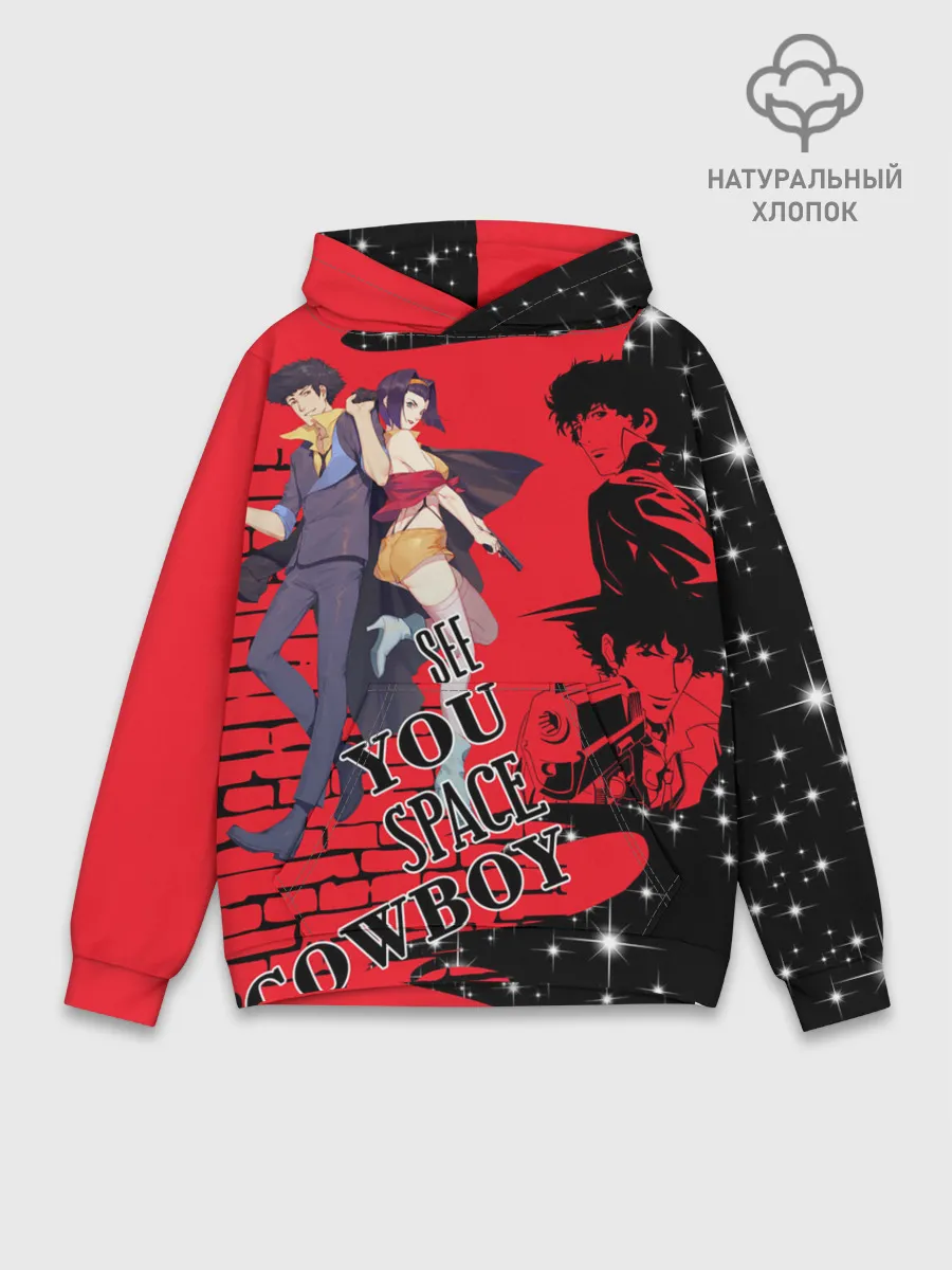 Худи мужской база хлопок / Cowboy Bebop art