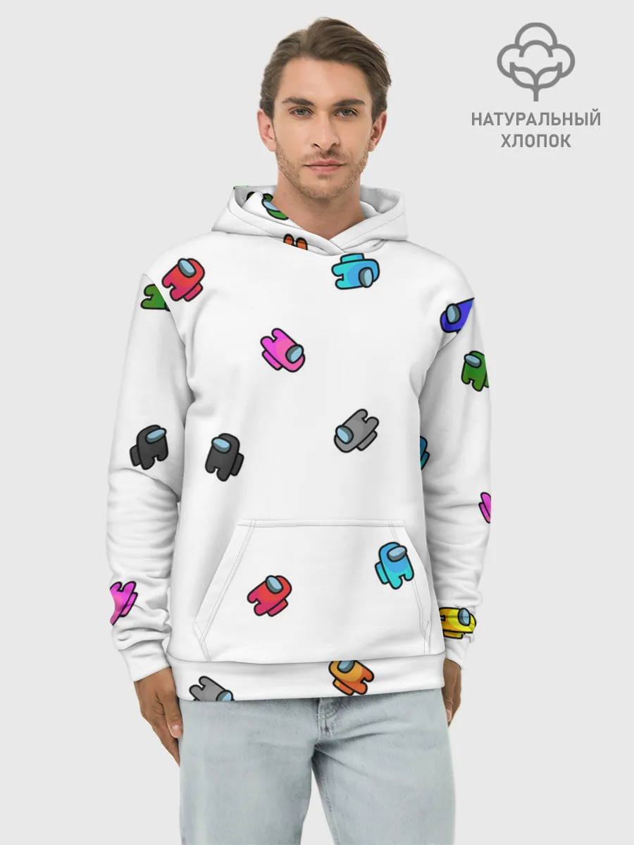 Худи мужской база хлопок / Among Us
