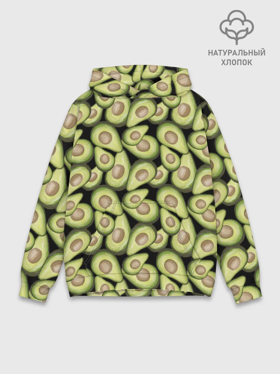 Худи мужской база хлопок / Авокадо
