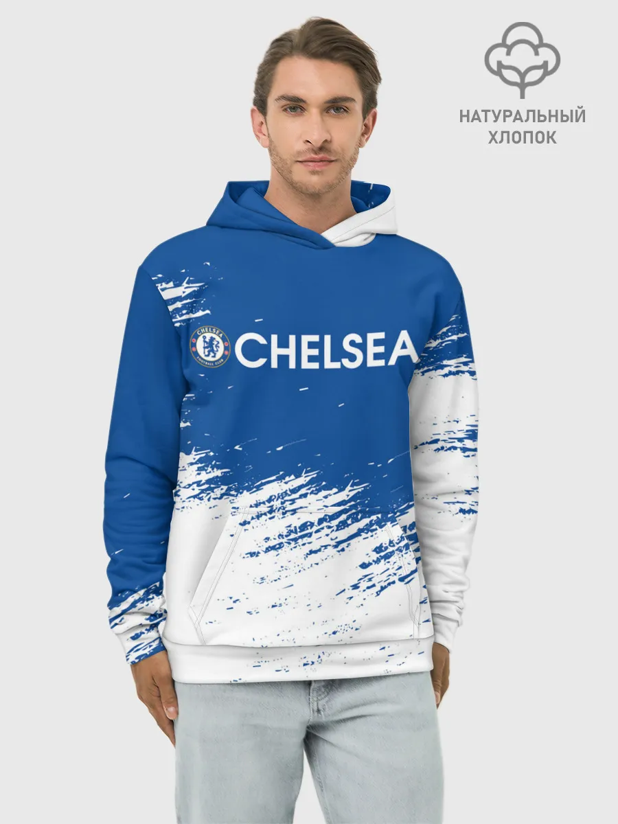 Худи мужской база хлопок / CHELSEA.