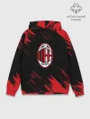 Худи мужской база хлопок / AC MILAN.