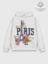 Худи мужской база хлопок / Париж