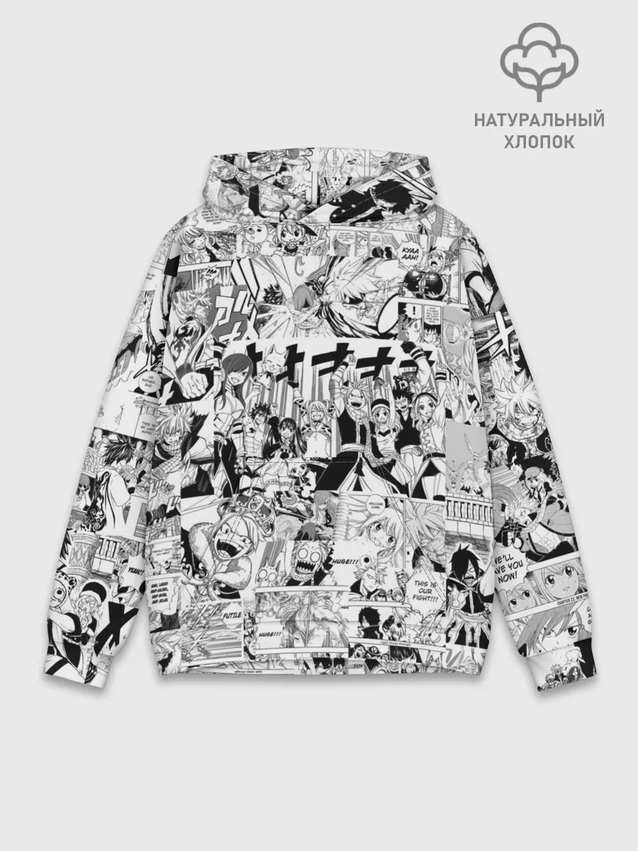 Худи мужской база хлопок / Хвост Феи Грей