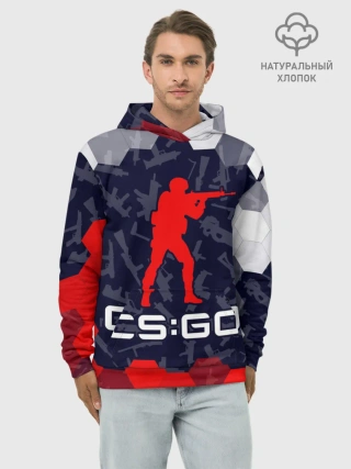 Худи мужской база хлопок / CS GO | КС ГО