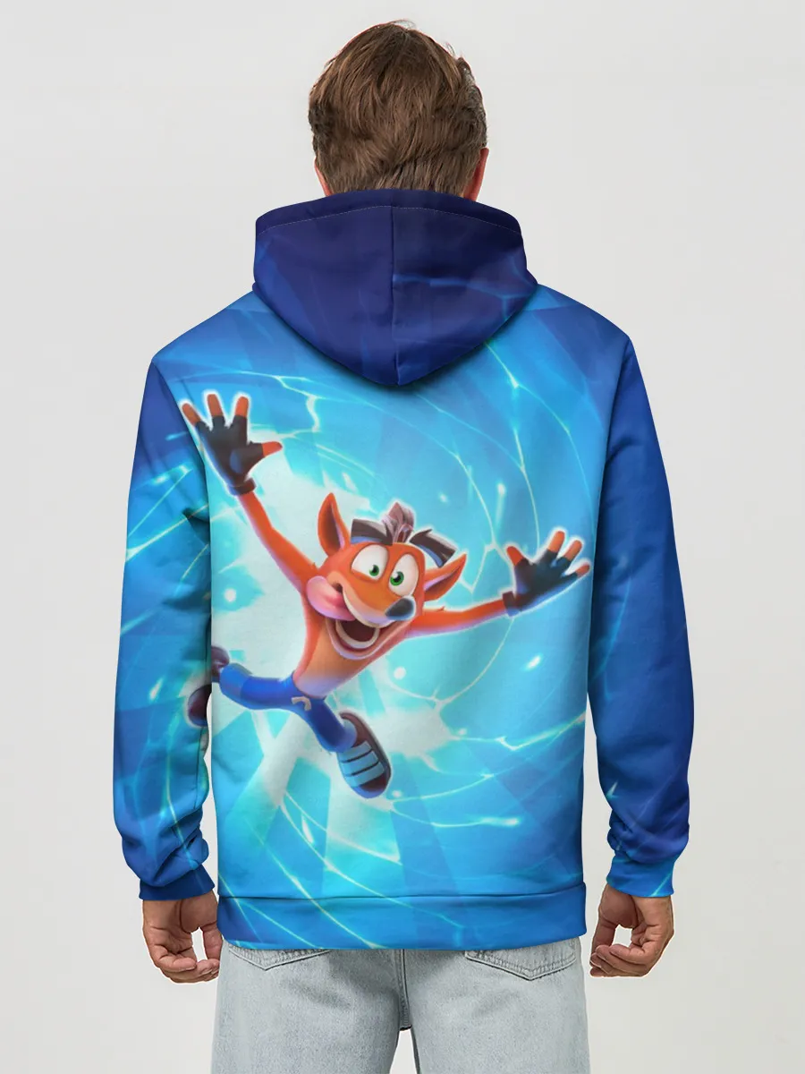 Худи мужской база хлопок / Crash Bandicoot