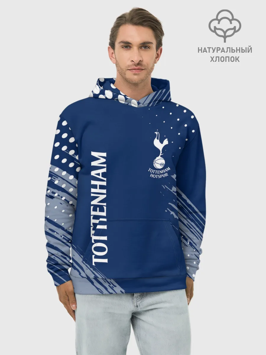 Худи мужской база хлопок / TOTTENHAM HOTSPUR.