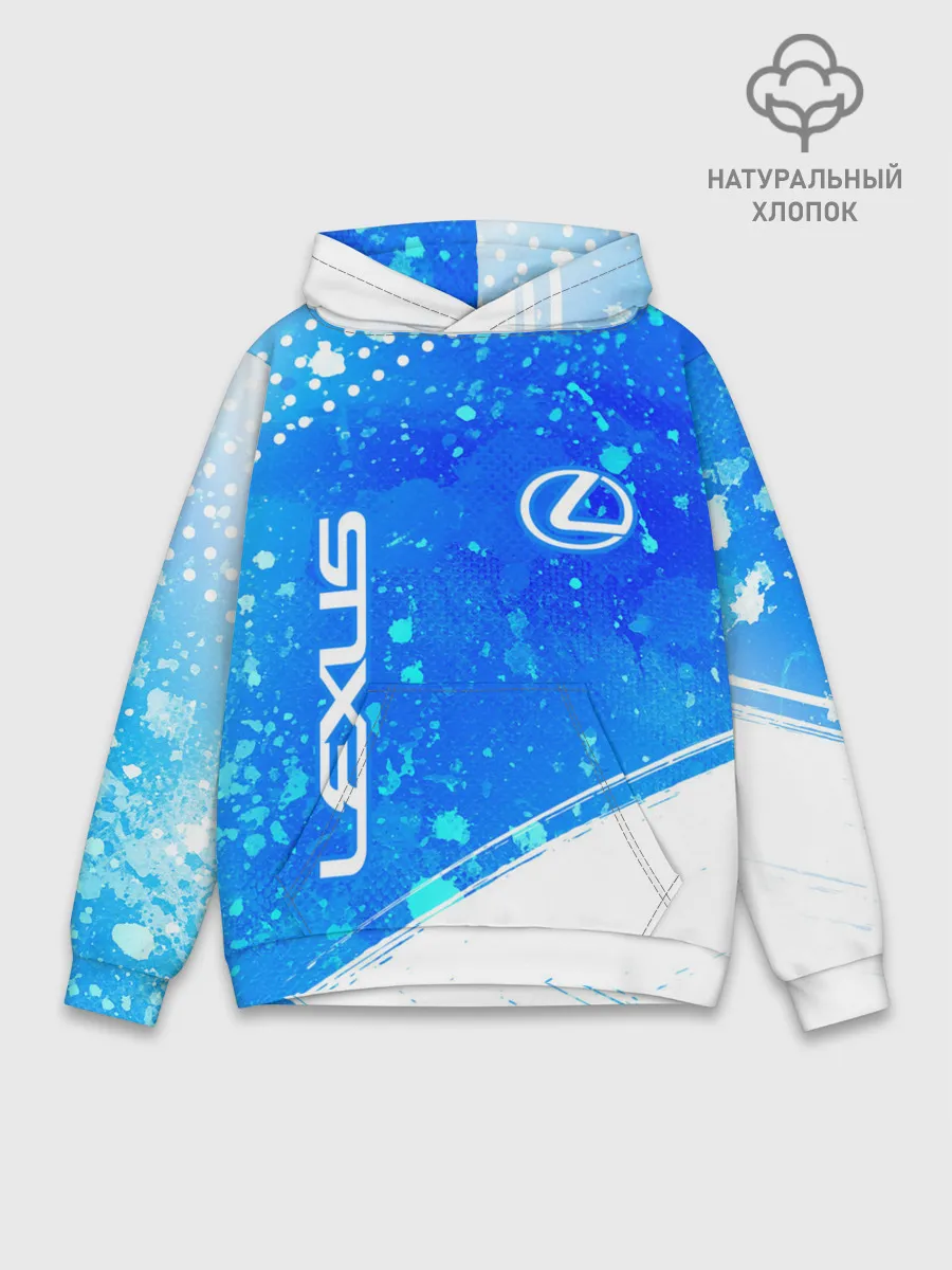 Худи мужской база хлопок / LEXUS / ЛЕКСУС