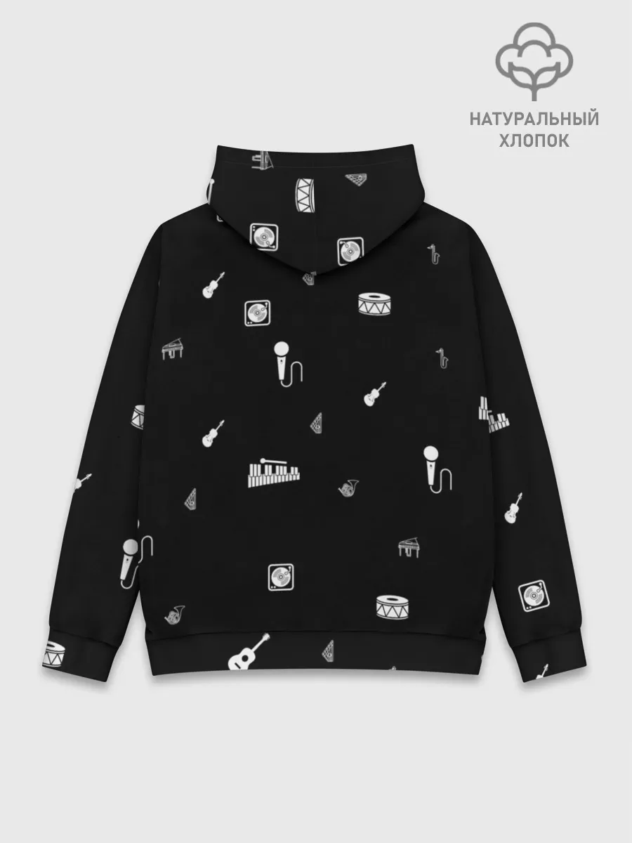 Худи мужской база хлопок / Музыкальные инструменты