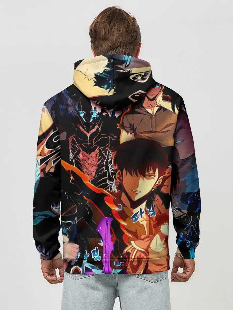 Худи мужской база хлопок / Solo Leveling