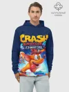 Худи мужской база хлопок / Crash Bandicoot