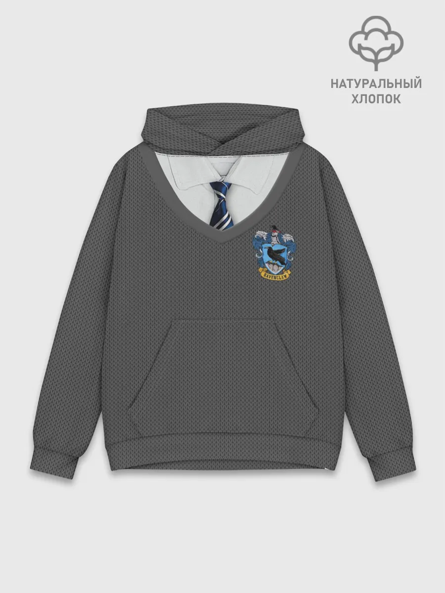 Худи мужской база хлопок / Форма Когтеврана