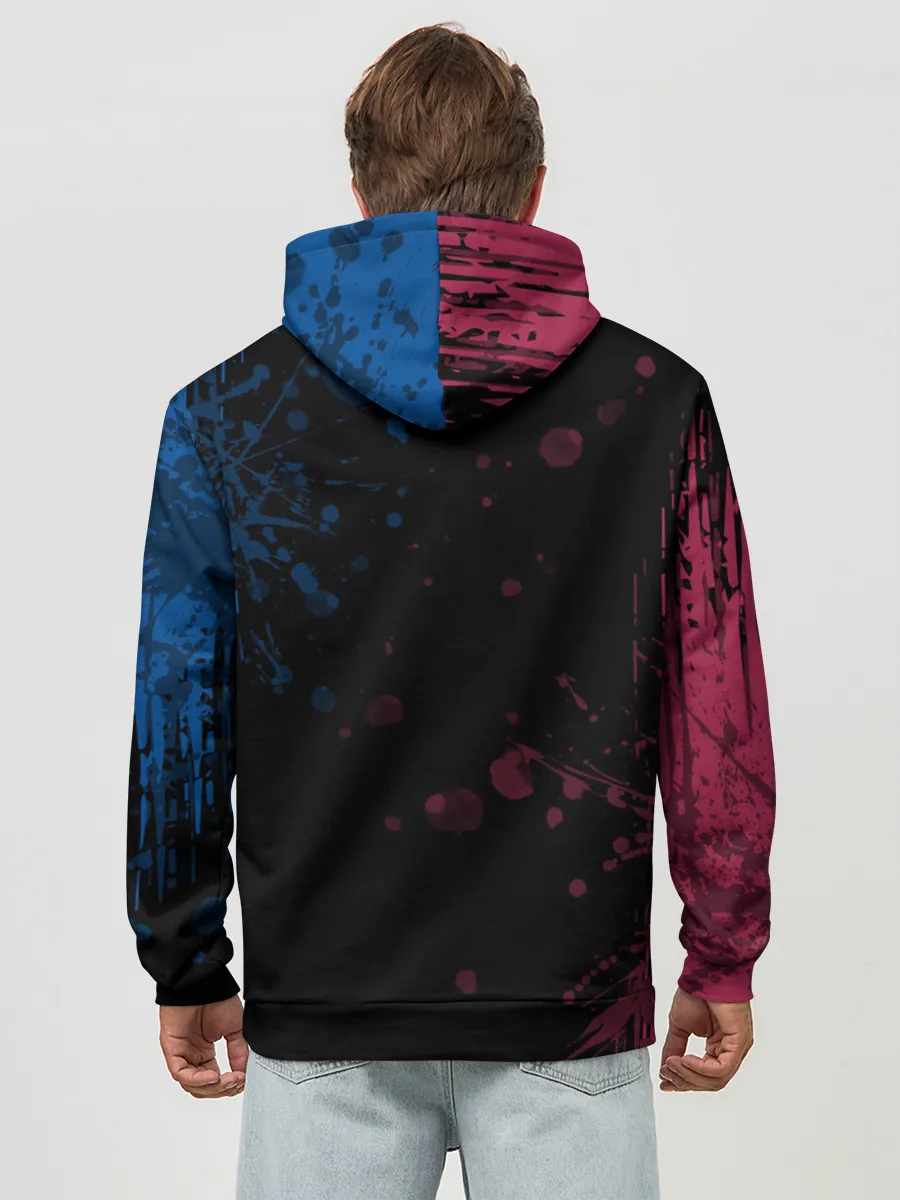 Худи мужской база хлопок / FC BARCELONA.