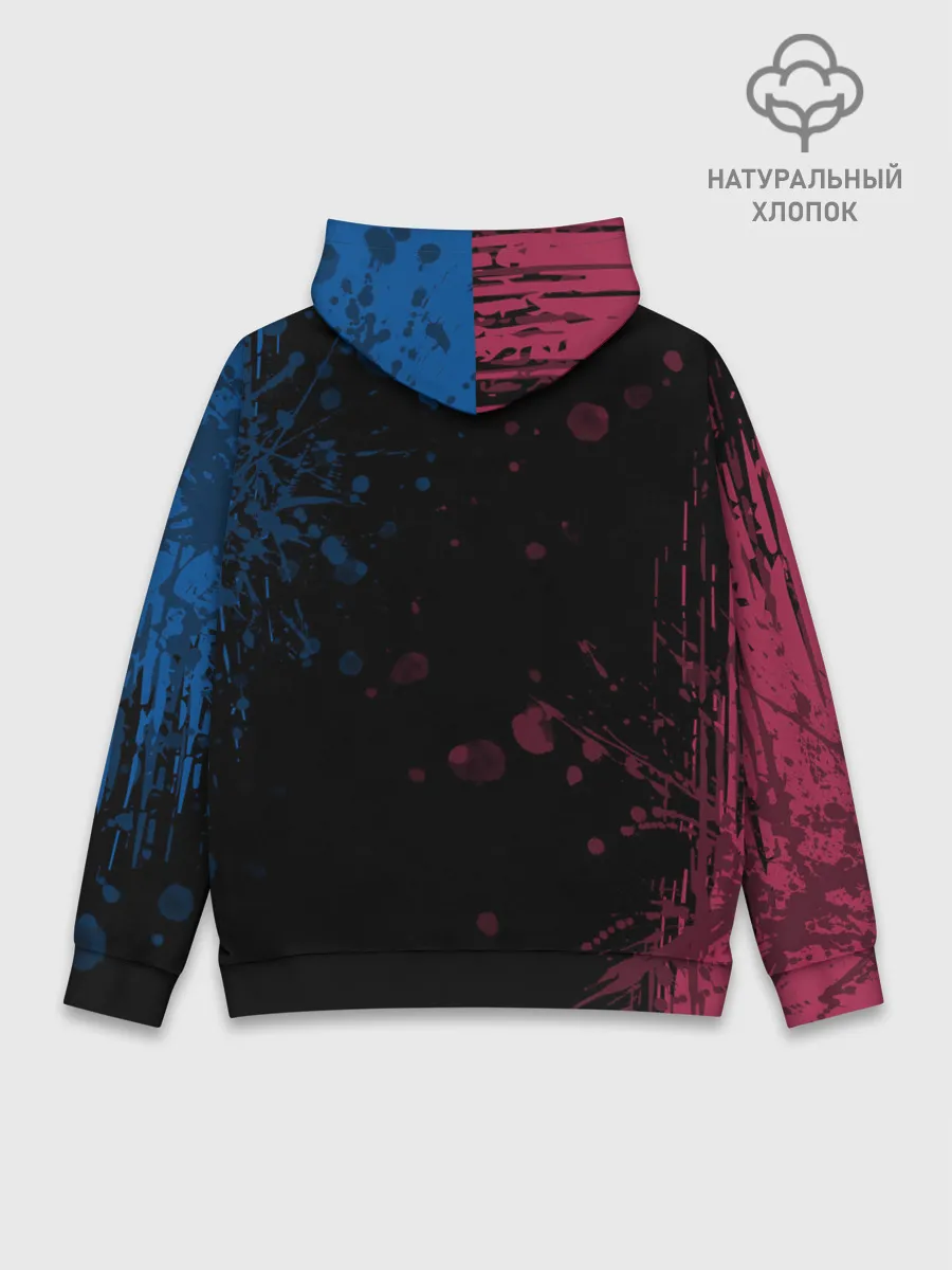 Худи мужской база хлопок / FC BARCELONA.