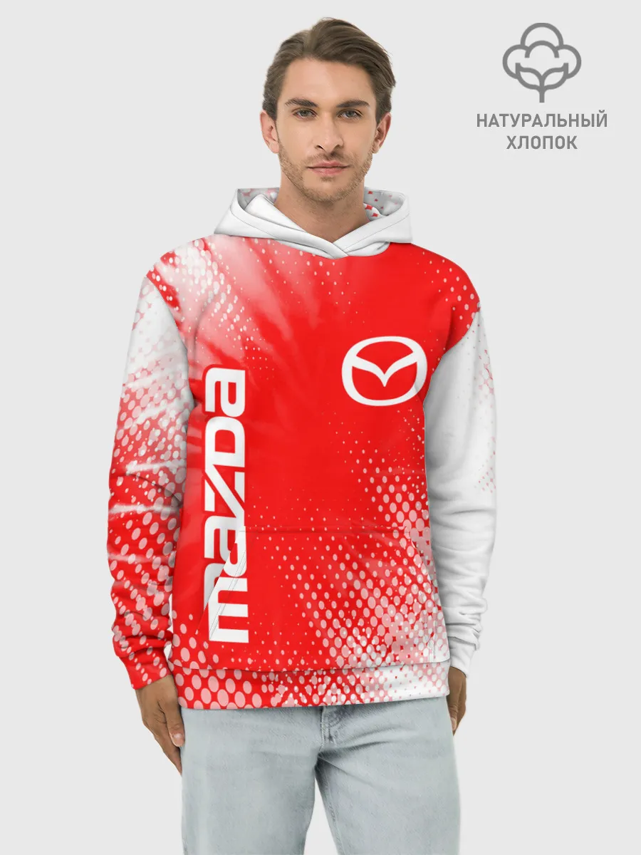 Худи мужской база хлопок / MAZDA / Мазда