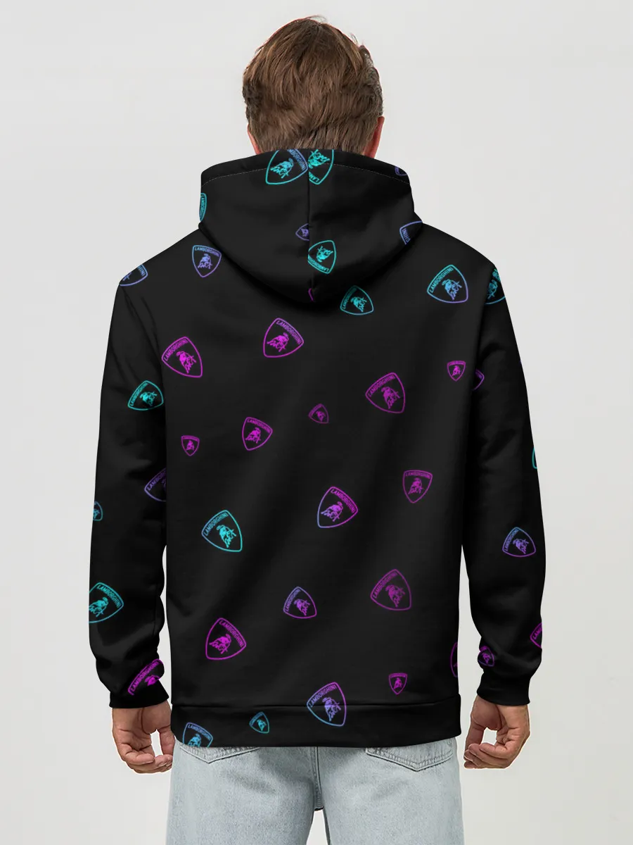 Худи мужской база хлопок / LAMBORGHINI / Ламборгини