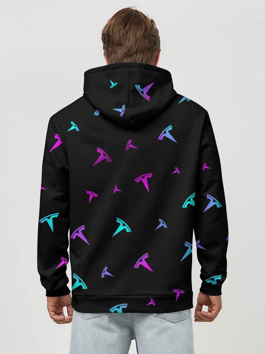 Худи мужской база хлопок / TESLA / Тесла