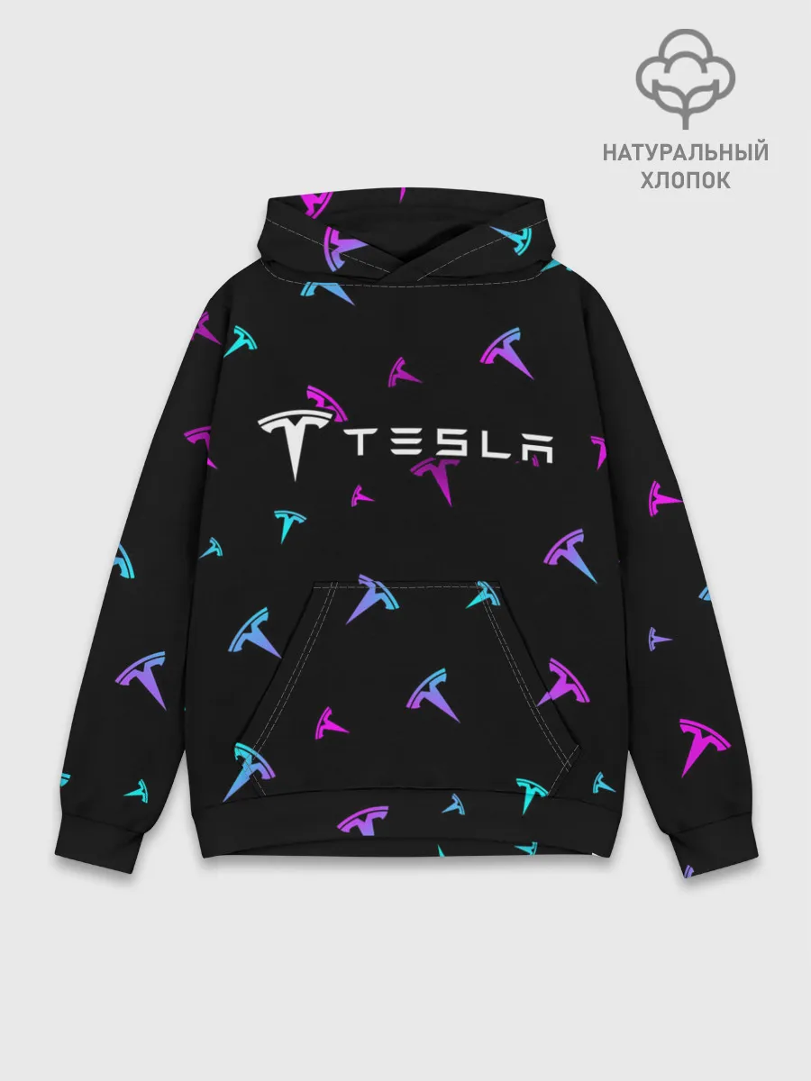 Худи мужской база хлопок / TESLA / Тесла