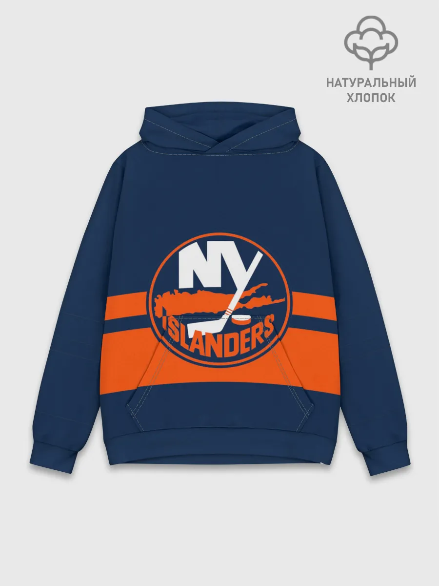Худи мужской база хлопок / NY ISLANDERS NHL