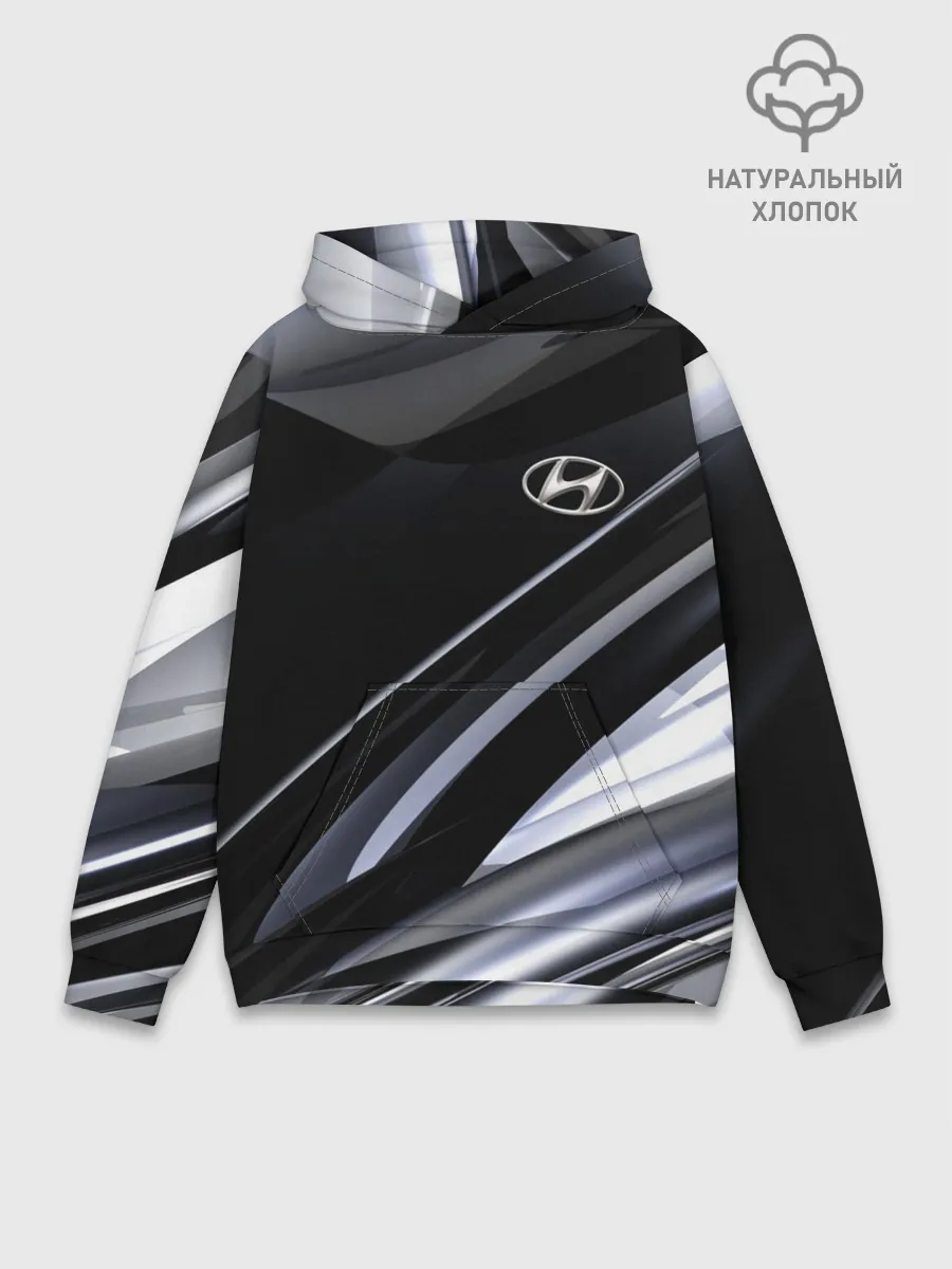 Худи мужской база хлопок / Hyundai