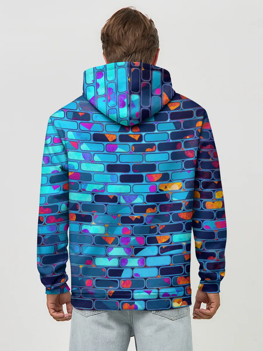 Худи мужской база хлопок / Кирпичики.