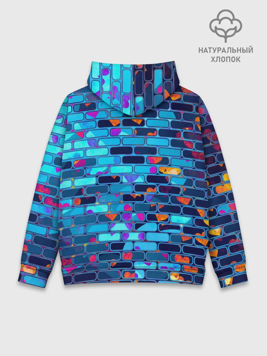 Худи мужской база хлопок / Кирпичики.
