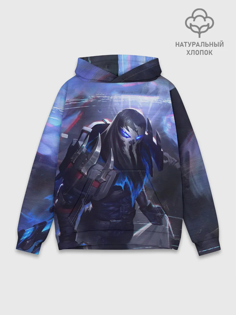 Худи мужской база хлопок / League of legends Pyke