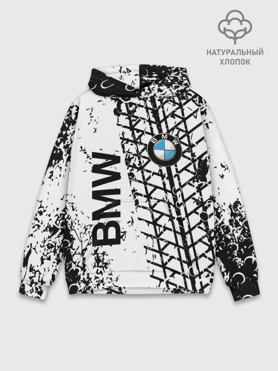 Худи мужской база хлопок / BMW.