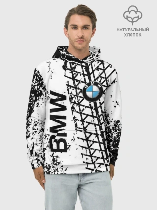 Худи мужской база хлопок / BMW.