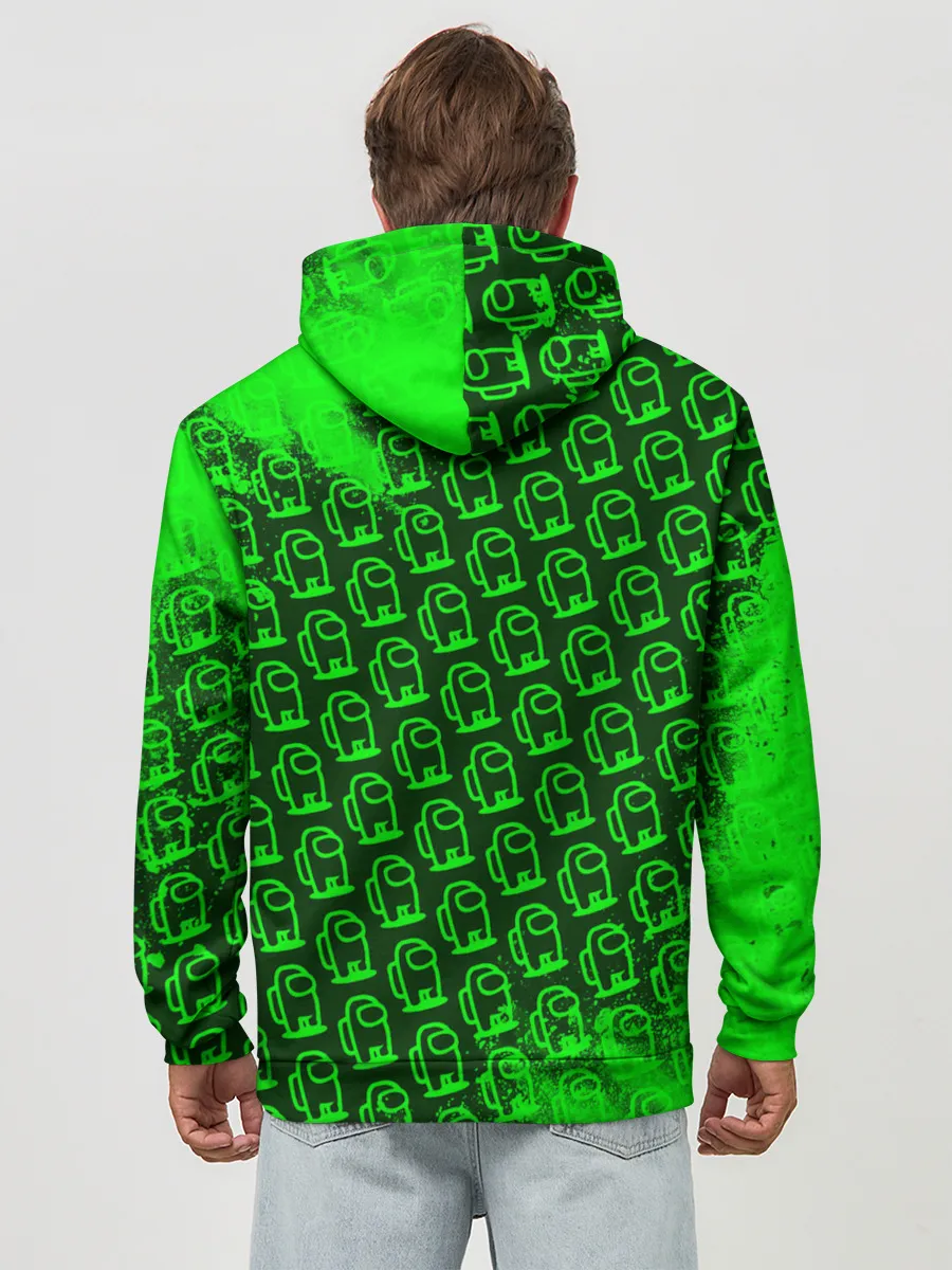 Худи мужской база хлопок / AMONG US / АМОНГ АС