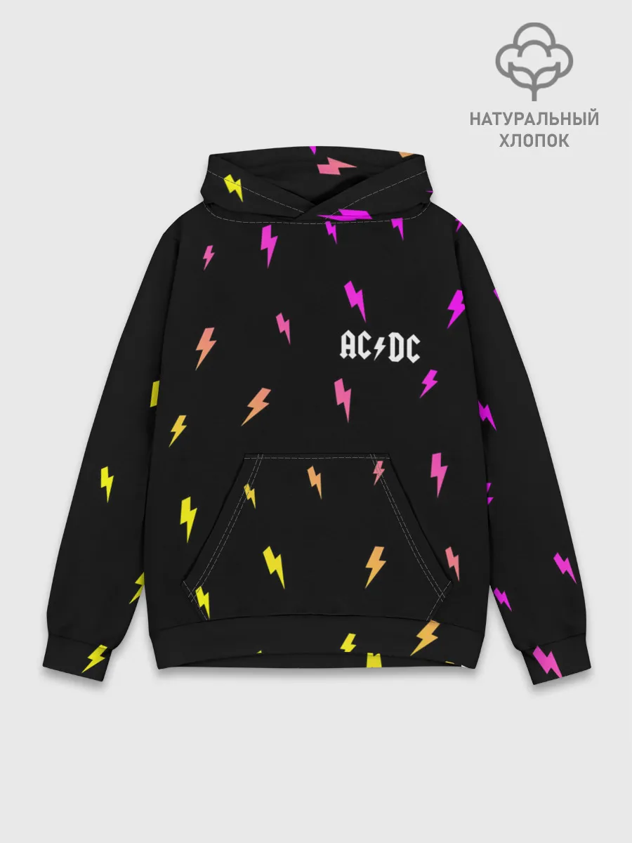 Худи мужской база хлопок / AC DС